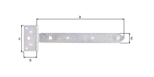 Kreuzgehänge L2925x45xB90x34xStärke 23mm STA galvverzdpassGAH – Ansicht 3