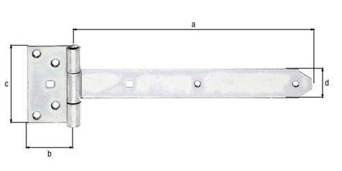 Kreuzgehänge L291x59xB103x40xStärke 4mm STA galvverzdpassGAH – Ansicht 3