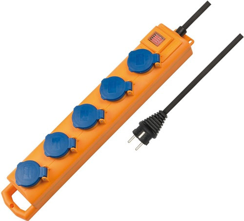Steckdosenblock Super Solid SL 554 16 A 230V schwarz Steckd5 – Ansicht 3