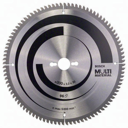 Kreissägeblatt Außen-Ø 300 mm Zähnezahl 96 HLTCG Bohrung 30 mm Schnittbreite 32 mm HM BOSCH