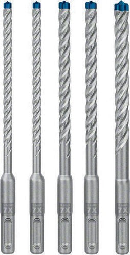 Hammerbohrersatz Expert SDS plus-7X 5- teilig SDS Plus Kunststoffkassette mit Euroloch BOSCH