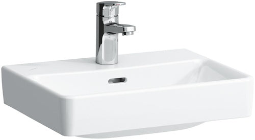 Handwaschbecken LAUFEN PRO S 450x340mm mit Überlauf 1 Hahnloch weiß LAUFEN – Ansicht 3