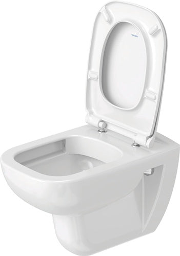 Wand-WC-Set D-CODE RIMLESS tief 355x540mm weiß weiß DURAVIT – Ansicht 6