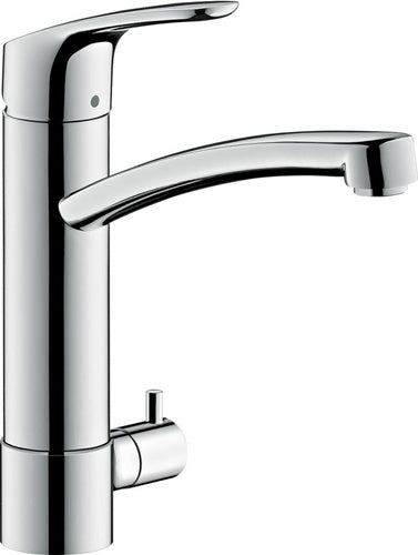 HG Einhebel-Spültischmischer 200 FOCUS DN 15 mit Geräteabsperrventil chrom HANSGROHE
