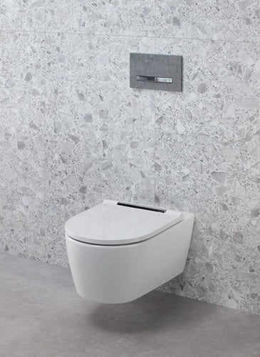 Geberit Wand-Tiefspül-WC ONE m WCSitz we Des-abd hgl verchromt KT GEBERIT – Ansicht 3