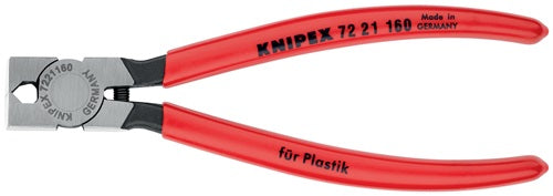 Seitenschneider für Kunststoffe Länge 160 mm Kopf poliert 85° gewinkelt Kunststoffüberzug KNIPEX – Ansicht 5