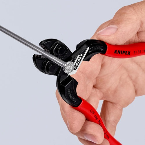 Kompaktbolzenschneider CoBolt® Länge 160 mm Kunststoffüberzug gerade 33 mm mit Aussparung weißh 53 mm mittel 48 – Ansicht 3