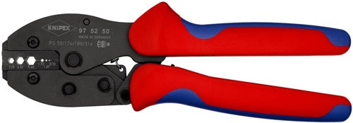 Crimpzange PreciForce® Länge 220 mm 072/107/172/325/452/54 mm 498 g KNIPEX