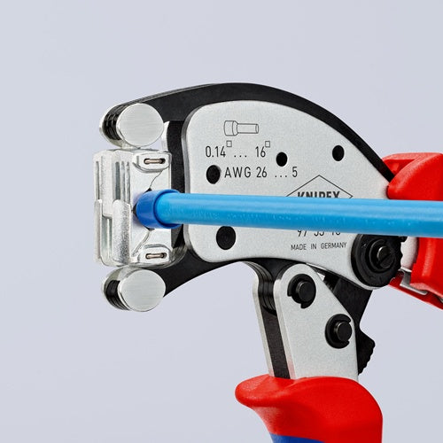 Crimpzange Twistor16 Gesamtlänge 200 mm 014 - 16 mm² brüniert Mehrkomponenten-Hüllen KNIPEX – Ansicht 3