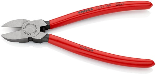 Seitenschneider für Kunststoffe Länge 180 mm gerade Kunststoffüberzug KNIPEX – Ansicht 3