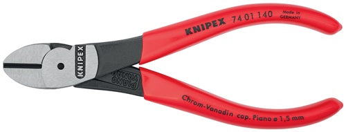 Kraftseitenschneider Länge 140 mm poliert Form 0 Kunststoffüberzug KNIPEX – Ansicht 5