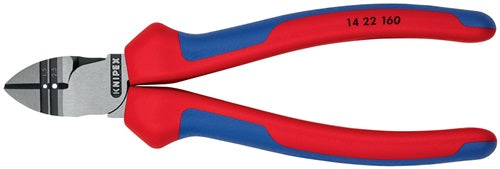 Abisolierseitenschneider Länge 160 mm 15 / 25 mm² poliert Mehrkomponenten-Hüllen KNIPEX – Ansicht 5