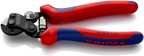 Drahtseilschere Länge 160 mm poliert Mehrkomponenten-Hüllen KNIPEX