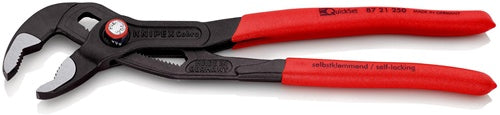 Wasserpumpenzange Cobra® Länge 250 mm Spannweiße 46 mm poliert Kunststoffüberzug Quick Set KNIPEX – Ansicht 4