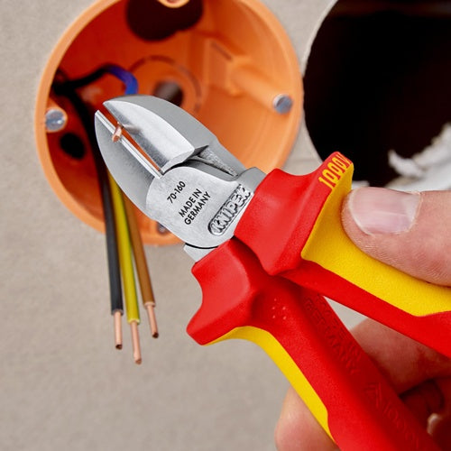 Seitenschneider Länge 160 mm VDE Mehrkomponenten-Hüllen KNIPEX – Ansicht 5