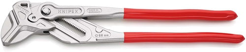 Zangenschlüssel Länge 400 mm Spannweiße 85 mm verchromt Kunststoffüberzug KNIPEX