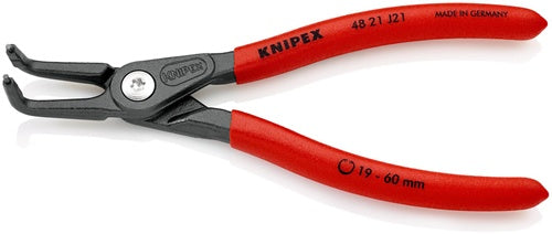 Präzisionssicherungsringzange J 21 für Bohrungen Ø 19 - 60 mm Länge 165 mm KNIPEX – Ansicht 5