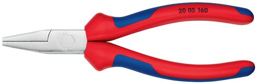 Flachzange DIN ISO 5745 Gesamtlänge 160 mm verchromt Mehrkomponenten-Hüllen KNIPEX – Ansicht 6