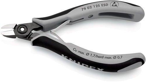 Präzisions-Elektronik-Seitenschneider L125mm Form 0 Facette jasehr kl ESD – Ansicht 6