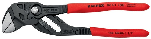 Zangenschlüssel Länge 180 mm schwarz atramentiert Spannweiße 40 mm Kunststoffüberzug KNIPEX – Ansicht 5