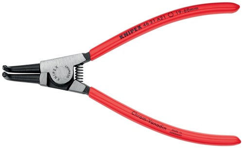 Außensicherungsringzange A 21 für Wellen Ø 19 - 60 mm 90° gewinkelt poliert Länge 170 mm KNIPEX – Ansicht 5