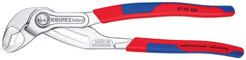 Wasserpumpenzange Cobra® Länge 250 mm Spannweiße 46 mm verchromt Mehrkomponenten-Hüllen KNIPEX – Ansicht 3