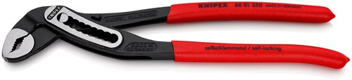 Wasserpumpenzange Alligator® Länge 250 mm Spannweiße 46 mm poliert Kunststoffüberzug KNIPEX