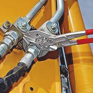 Zangenschlüssel Länge 400 mm Spannweiße 85 mm verchromt Kunststoffüberzug KNIPEX – Ansicht 3