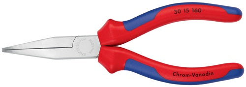 Langbeckzange Gesamtlänge 160 mm Kopf poliert halbrund Mehrkomponenten-Hüllen KNIPEX – Ansicht 4