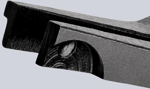 Montagezange Länge 220 mm 30° gewinkelt brüniert Länge 220 mm KNIPEX – Ansicht 4