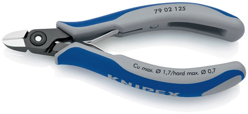Präzisions-Elektronik-Seitenschneider Länge 125 mm Form 0 Facette ja, sehr klein poliert KNIPEX – Ansicht 3