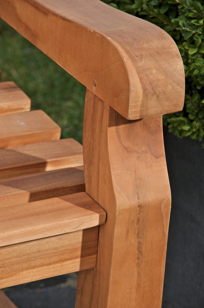 Teakbank Jackson 120 cm – Ansicht 6