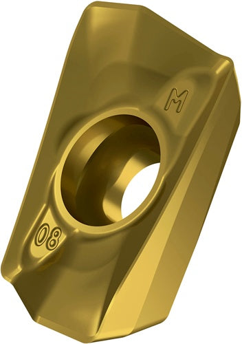 Fräswendeschneidplatte ISO ADMX 160632SR-M:M8330 D45mm PVD beschichtet Gold - VPE: 10 – Power und Handel