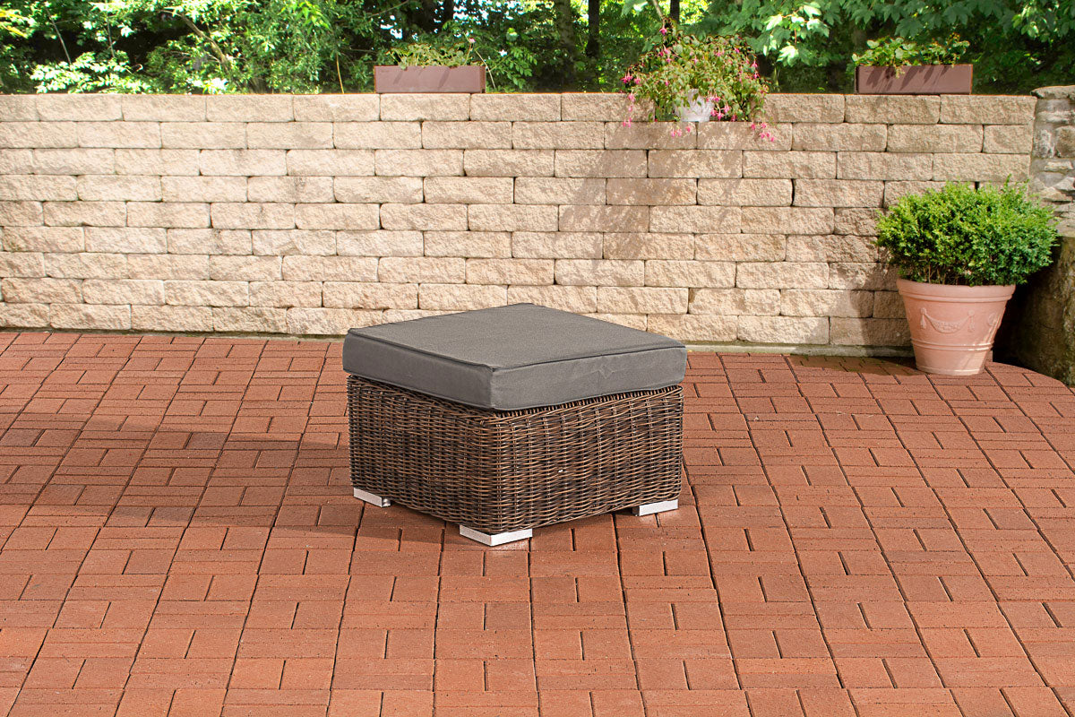 Hocker Bilbao / Madeira Eisengrau