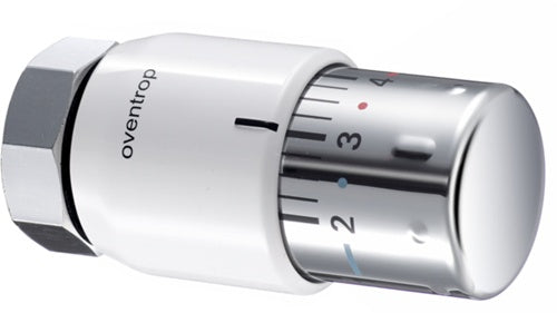 OV Thermostat Uni SH weiß/verchromt mit Nullstellung