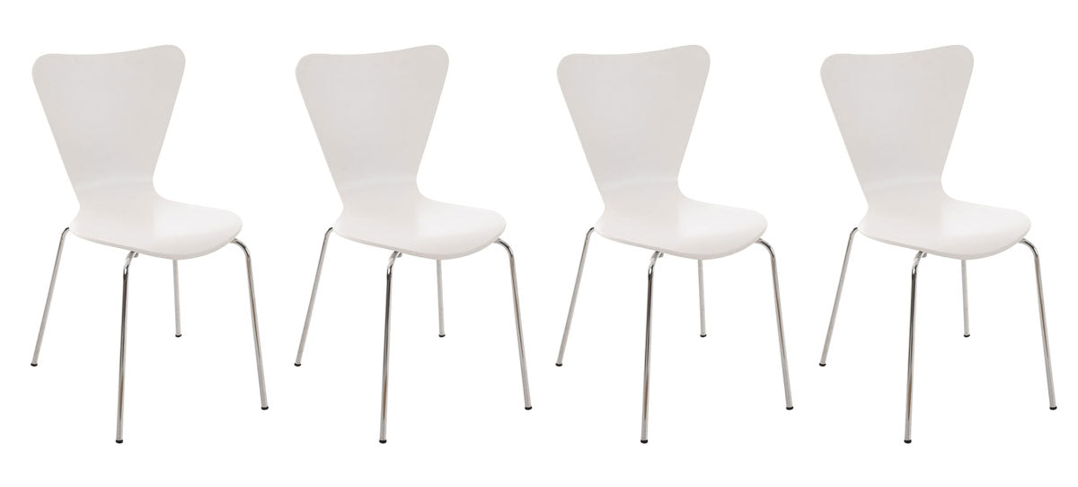 4er Set Besucherstuhl Calisto