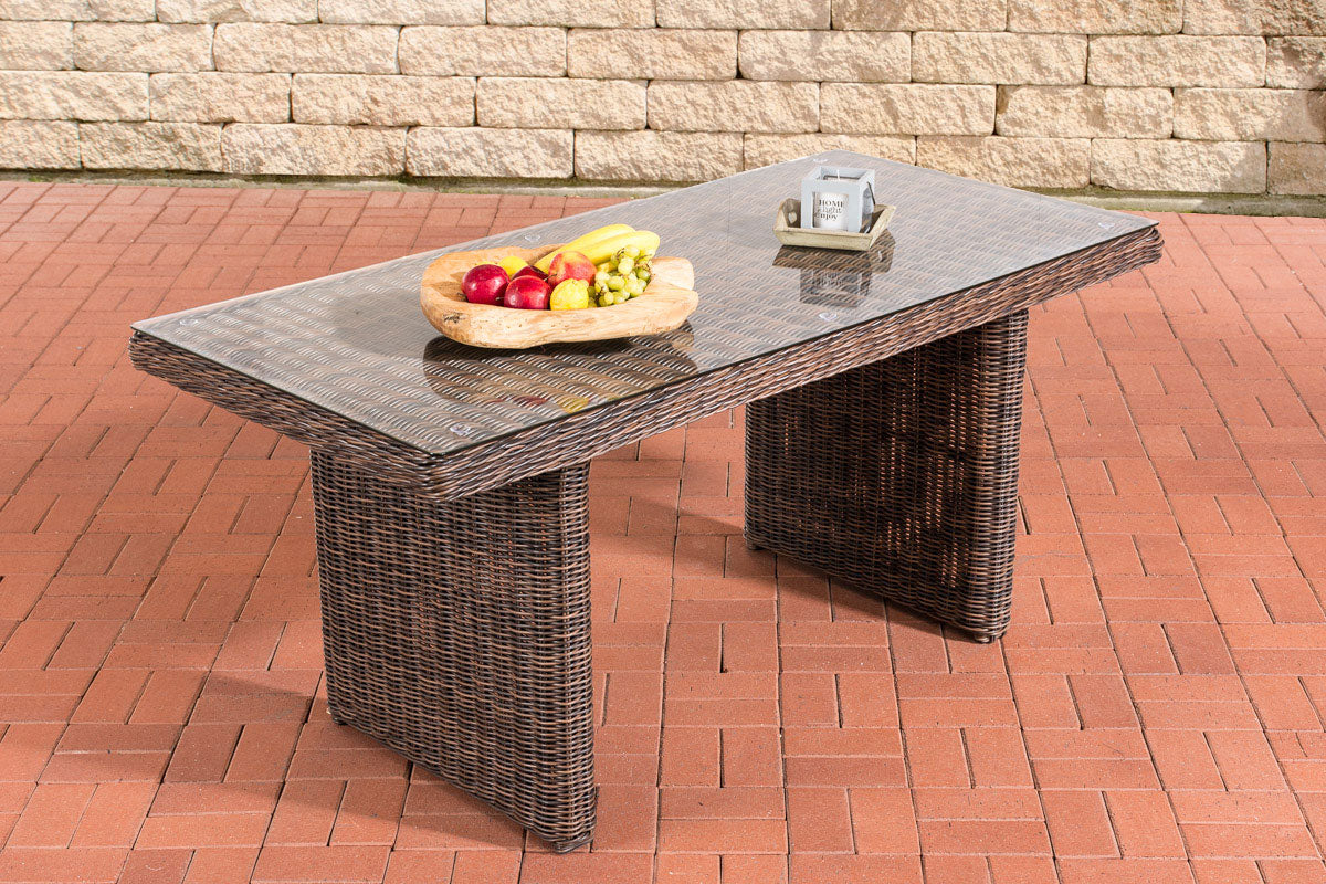 Esstisch La Gomera 160 Klarglas