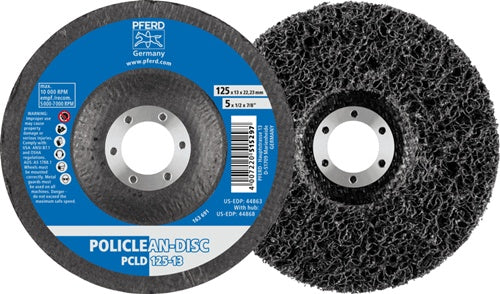 Grobreinigungsscheibe POLICLEAN Ø125x13mm Bohrung 2223 mm PFERD