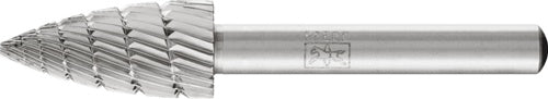 Frässtift SPK Ø 12 mm Kopflänge 25 mm Schaft-Ø 6 mm HSS Verzahnung 3 PFERD