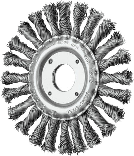 Rundbürste RBG 12512/222 CT ST 050 Ø 125 mm Drahtstärke 05 mm Stahl 12 mm 12500 min-¹ PFERD