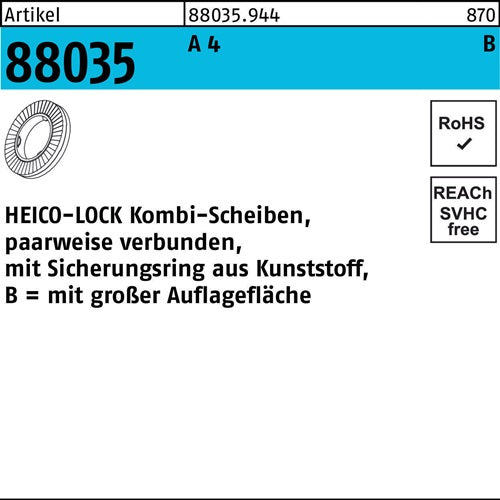 Kombischeibe R 88035 HKB-16S A 4 1 Stück HEICO