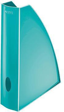 Stehsammler Leitz WOW 75 x 312 x 258 cm (B x H x T) DIN A4 Werkstoff: Polystyrol eisblau LEITZ