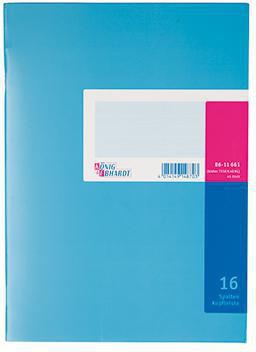 Spaltenbuch König & Ebhardt DIN A4 hellblau/magenta 16 Spalten 40 Bl KÖNIG & EBHARDT