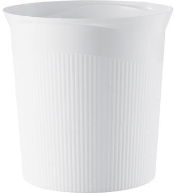 Papierkorb HAN Re-LOOP 288 x 287 cm (D x H) 13l Polypropylen 100 % recycelt Farbe: weiß 1 Sortierfach HAN