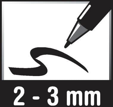 Whiteboard-/Flipchartmarker Schneider Maxx 290 2-3mm schwarz Rundspitze SCHNEIDER – Ansicht 3