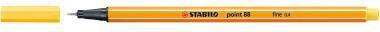 Fineliner STABILO® point 88® 04mm gelb STABILO® point 88® 04mm gelb STABILO