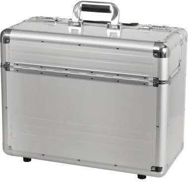 Pilotenkoffür ALUMAXX® OMEGA 48 x 385 x 23 cm (B x H x T) Zahlenkombinationsschloss Aluminium silber ALUMAXX