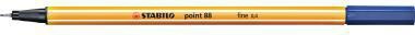 Fineliner STABILO® point 88® 04mm blau STABILO® point 88® 04mm blau STABILO