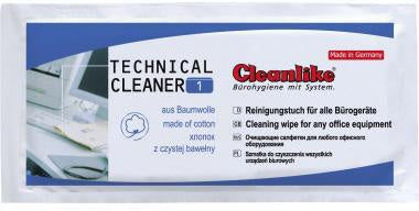 Reinigungstuch Cleanlike Technical Cleaner feucht nicht nachfüllbar Baumwolle CLEANLIKE