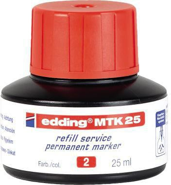 Nachfülltinte Marker edding MTK25 Flasche rot 25ml edding MTK25 Flasche rot 25ml EDDING